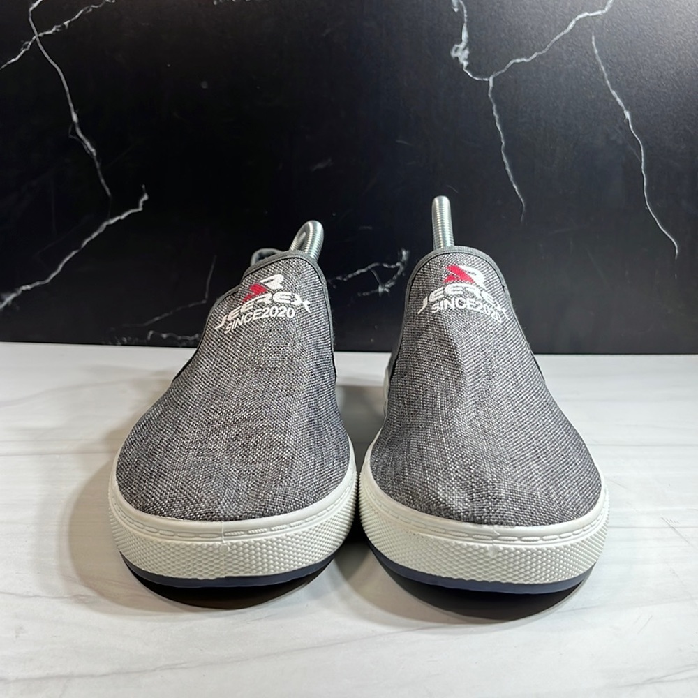 Jeered Men’s Canvas Shoe Gray/White sz 10